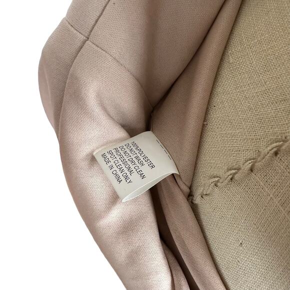 MAC DUGGAL 67527 Pink Satin Long Sleeve V-Neck Midi Cocktail Formal Dress 8 NWT - Picture 7 of 9